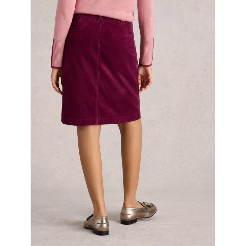 White Stuff Melody Organic Cord Skirt image number 5